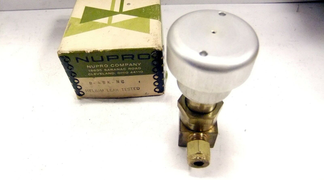 Nupro Valve Air Actuated B-4BK-NC