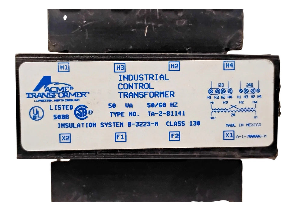 Acme Transformer TA-2-81141 Step-Down Transformer w/ 120/240 V Input/24 V Output