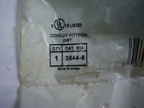 Hubbell 3544-8 1" 90 Degree Conduit Connector w/ Insulated Throat