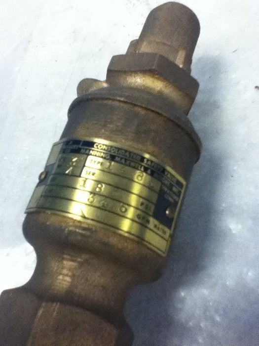 Manning, Maxwell & Moore 1485 Consolidated Safety / Pressure Relief Valve