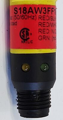 Banner Engineering S18AW3FF100Q1 33691 Photoelectric Proximity Sensor