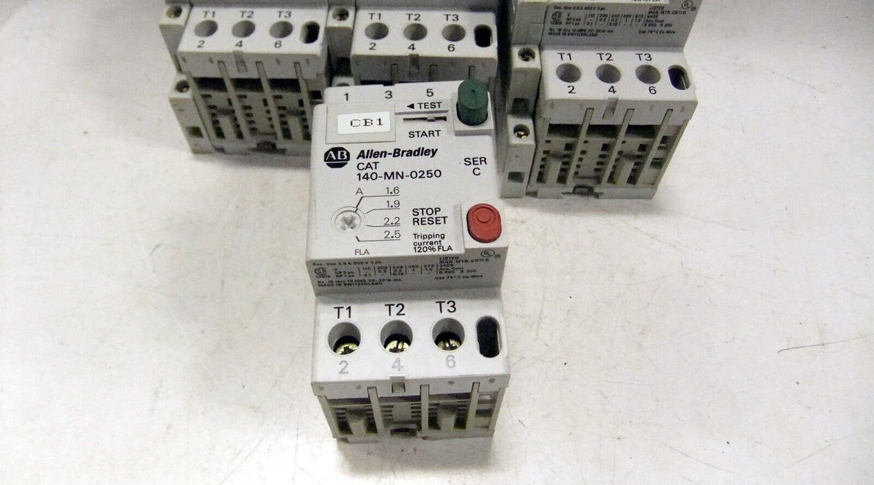4 Allen-Bradley Manual Starter 140-MN-0250