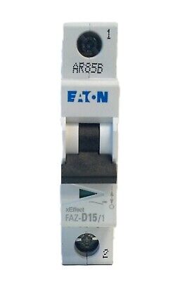 Eaton FAZ-D15/1-SP 277 V AC 48 V DC 15 A 1 P Miniature Supplementary Protector