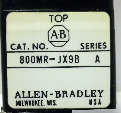Allen-Bradley 800MR-JH9BLA Selector Switch