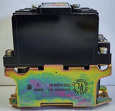 Allen-Bradley 700-N200A1 2 Pole 10 A 115/120 VAC Relay