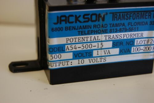 Jackson Potential Transformer A54-500-15