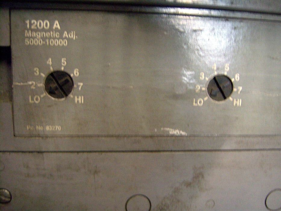Siemens ITE NXD63B120 600 V AC 1200 A 3 Phase Sentron Series Circuit Breaker