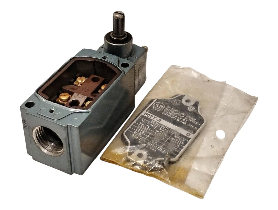 Allen-Bradley 802T-A Ser D 600 V AC 10 A Oiltight Rotary Gear Limit Switch