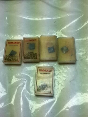 LOT OF 5 DICO 6031418 CARBIDE INSERTS
