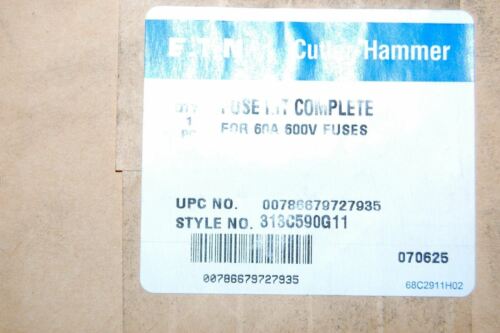 EATON Cutler-Hammer FUSE KIT 313c590g11