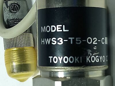Toyo-Oki HWS3-T5-02-C 24.5 MPa Pressure Switch w/ Quick Disconnect