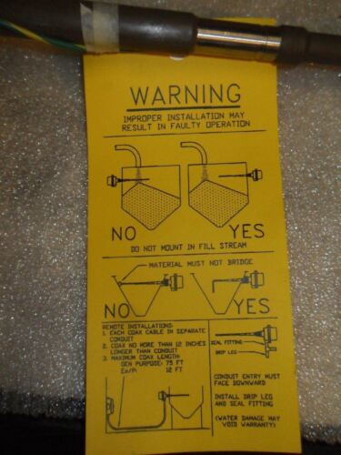 Bindicator United Conveyor Corp 34594-1 Level Switch