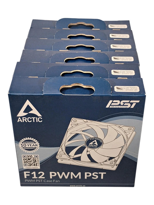 Arctic F12 PWM PST 12 V DC 1350 RPM 53 CFM Axial Fan