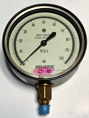 Helicoid F1C1E9A100000 High Accuracy 0-100psi Pressure Gauge