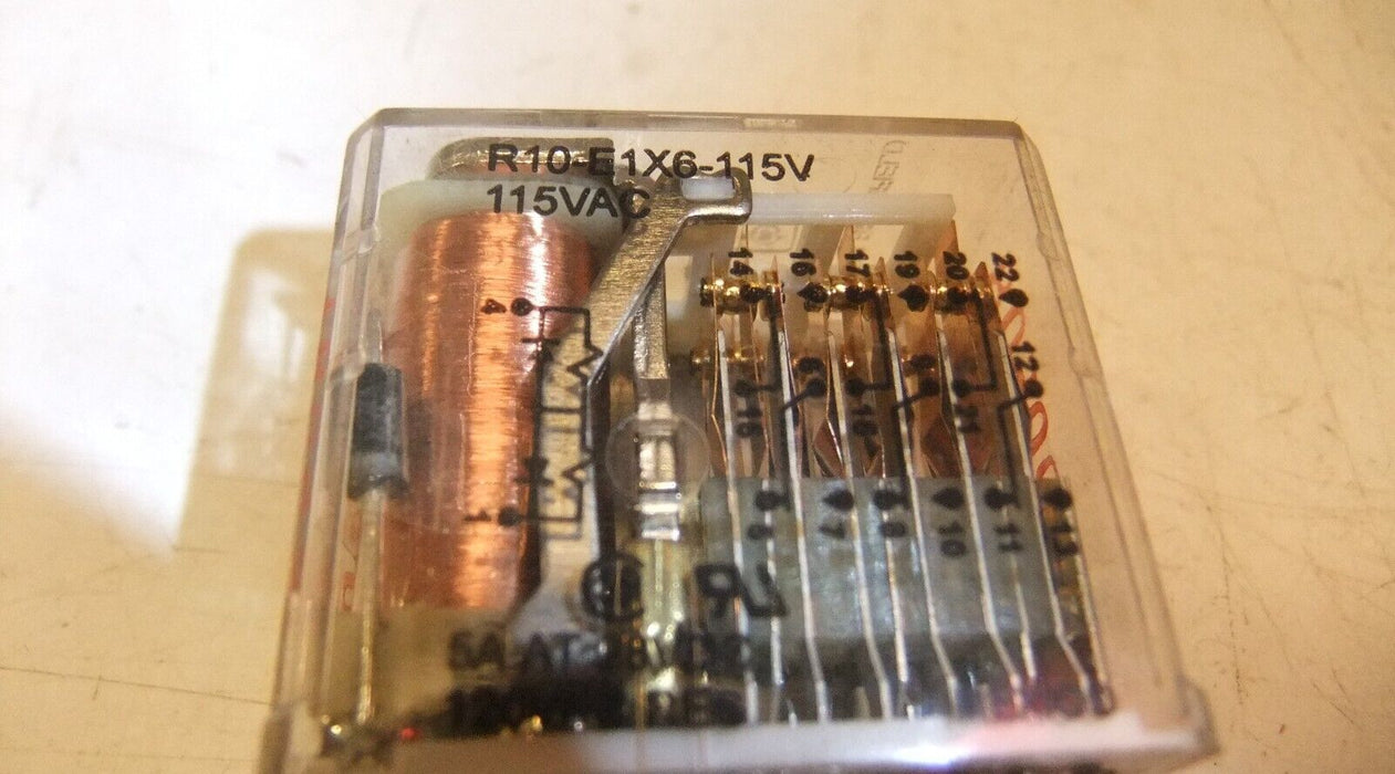 TE Connectivity Potter & Brumfield Plug-In Relay R10E1X6115