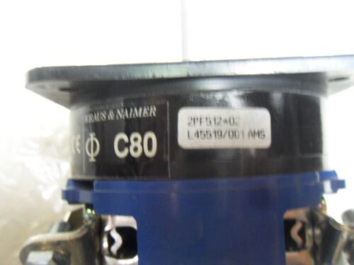 1 KRAUS & NAIMER C80 CA11B 2PF512*02 BLUE LINE SWITCH