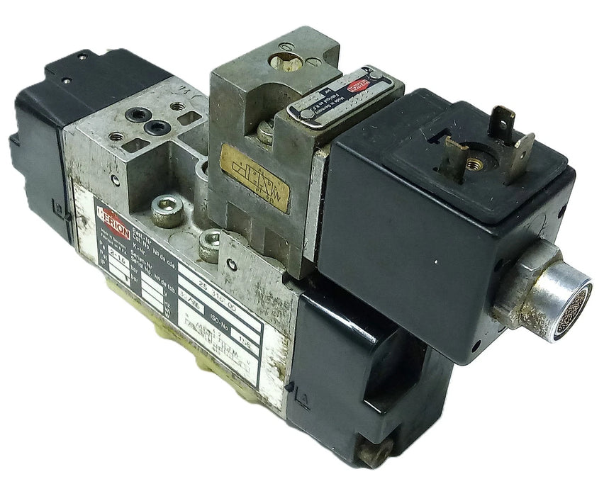HERION 25-316-00 and 9933116 0-16 bar 24 V DC Pneumatic Solenoid Valve Assembly