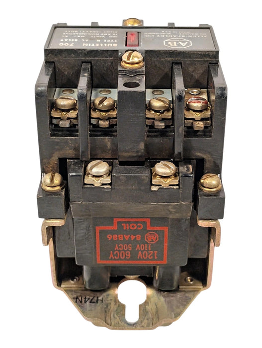 Allen-Bradley 700-N400A1 300 V AC 10 A Type N Relay w/ 110/120 V AC Coil