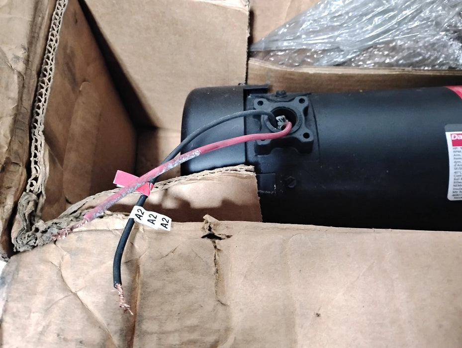 Dayton 4Z378C 180 V DC 1725 RPM 1 HP TEFC NEMA 56 Permanent Magnet DC Motor