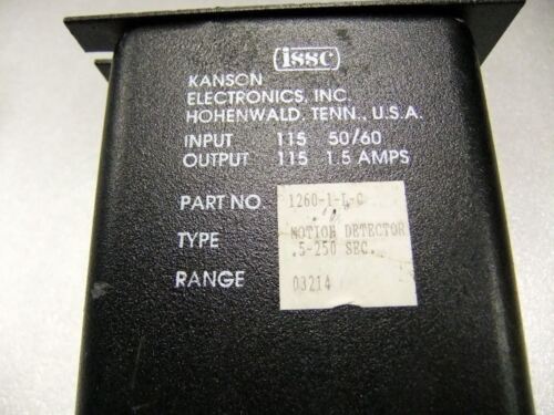 ISSC Motion Detector 1260-1-L-C