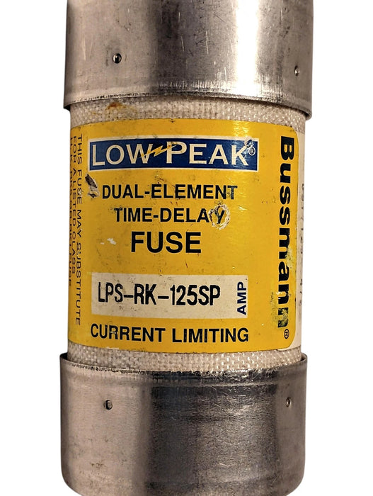 Bussmann LPS-RK-125SP 600VAC/300VDC 125 A Current-Limiting Time-Delay Fuse
