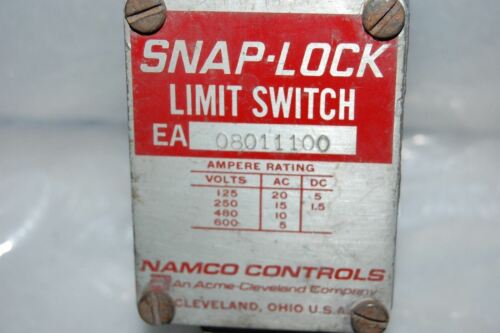 NAMCO CONTROLS EA08011100 SNAP LOCK LIMIT SWITCH