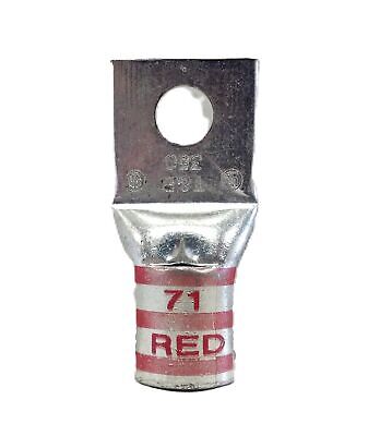 Thomas & Betts 54115 1/2" Bolt Red Die Compression Lugs - Lot of 10