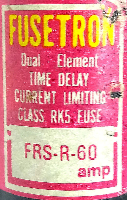 Bussmann FRS-R-60 600 V 60 A Class RK5 Current-Limiting Time-Delay Fuse