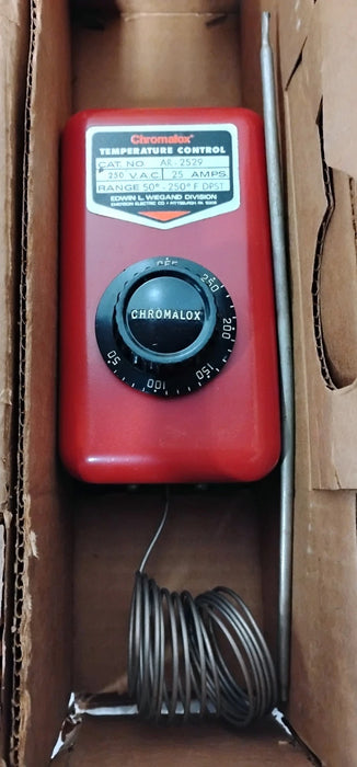 Chromalox AR-2529 250 V AC 25 A 50-250 Degrees F DPST Temperature Control