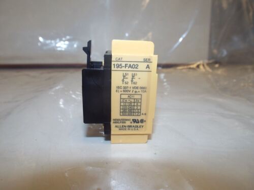 Allen-Bradley CONTACT BLOCK 195-FA02