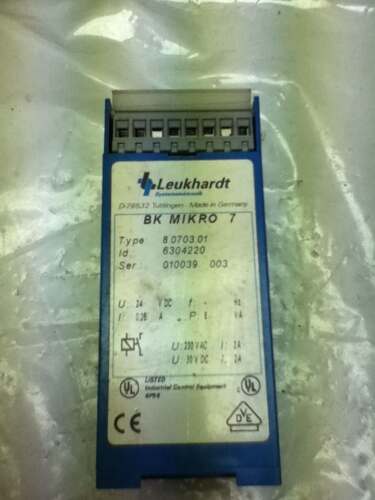 LEUKHARDT BK-MIKRO-7 I/O MODULE