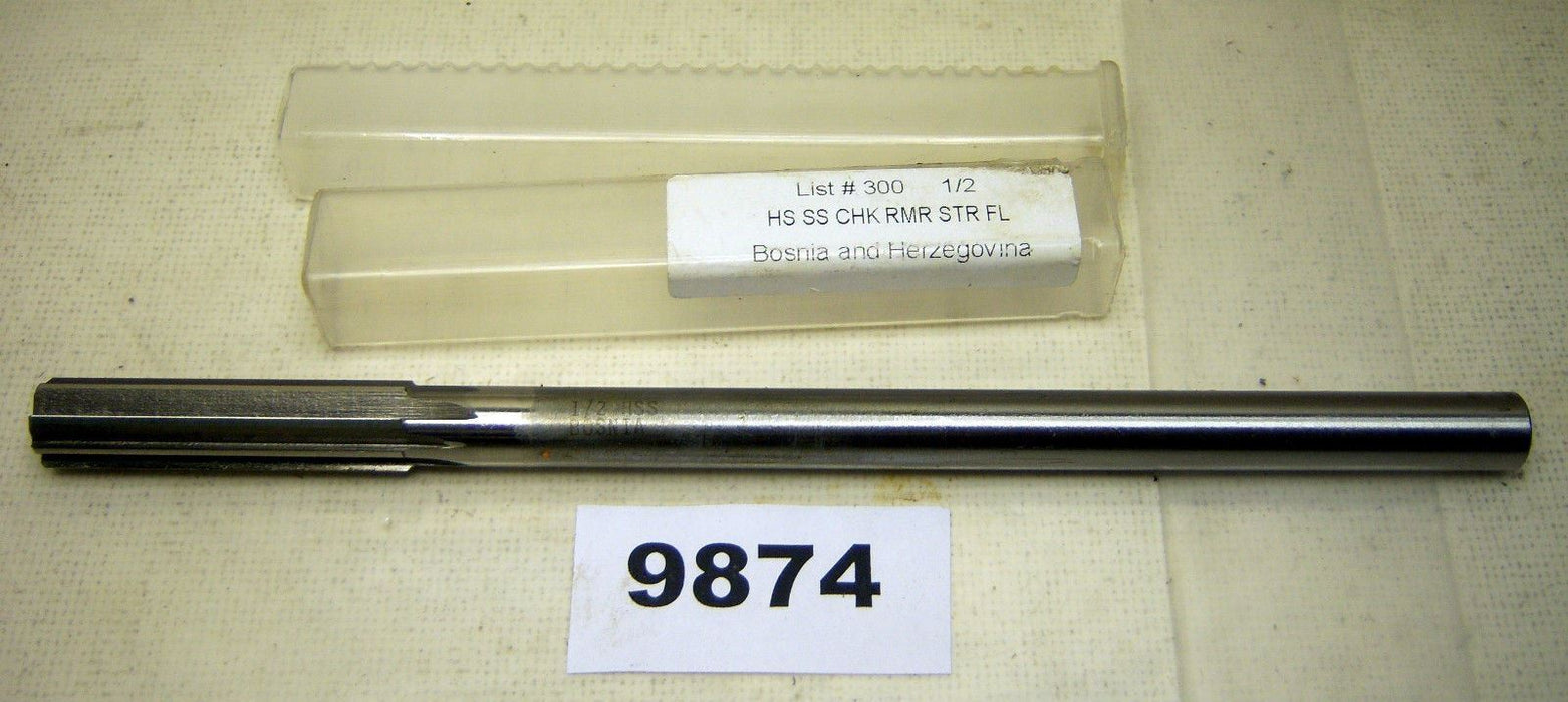 Atlas Copco ? # 300 HS SS CHK Reamer 1/2" STR FL