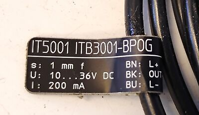 IFM Efector ITB3001-BPOG IT5001 10-36 V DC Inductive Proximity Sensor