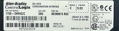 Allen-Bradley 1756-DHRIO/C Ser C ControlLogix PLC Communication Interface