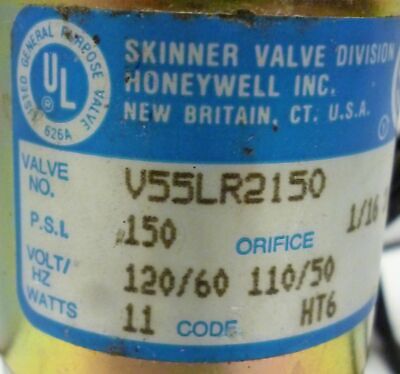 Skinner V55LR2150 Solenoid Valve