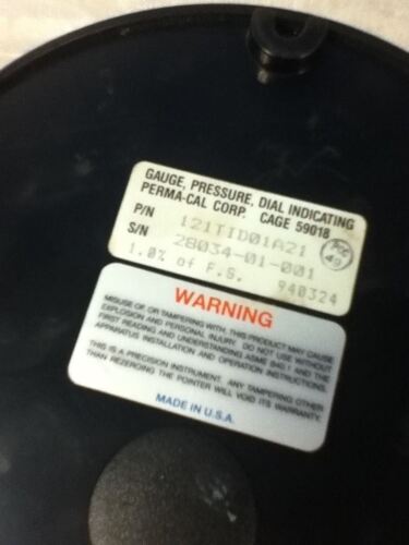 PERMA-CAL 28034-01-001 GAUGE