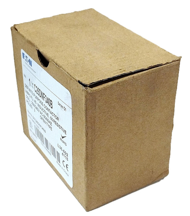 Eaton C25DNF340B 208-240 V AC 3-Pole Definite Purpose Contactor