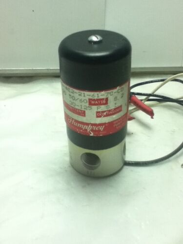 HUMPHREY 062-4E2-21-61-70-CD SOLENOID VALVE