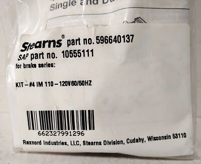 Stearns 596640137 110/120 V 50/60 Hz Size 4 Coil Kit