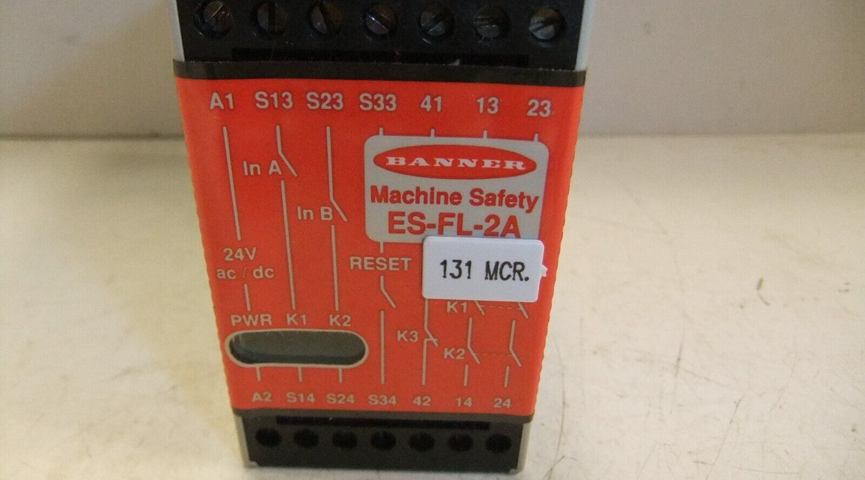 Banner Engineering Safety Relay ES-FL-2A