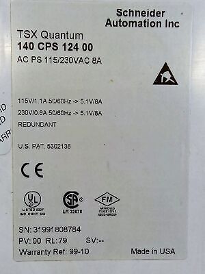 Schneider 140-CPS-124-00 PLC Power Supply