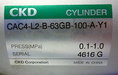 CKD CAC4-L2-B-63GB-100-A-Y1 Pneumatic Swing Clamp Cylinder