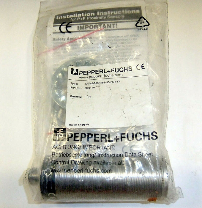 Pepperl Proximity Sensor NMB8-30GM85-US-FE-V12