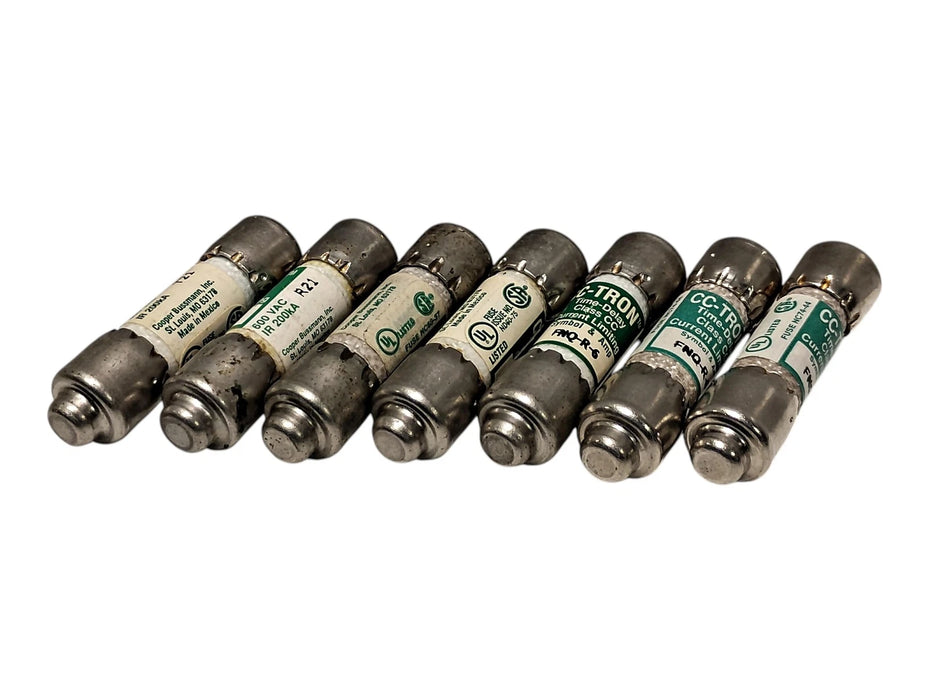 Bussmann FNQ-R-6 600 V AC 6 A Class CC Current-Limiting Time-Delay Fuses