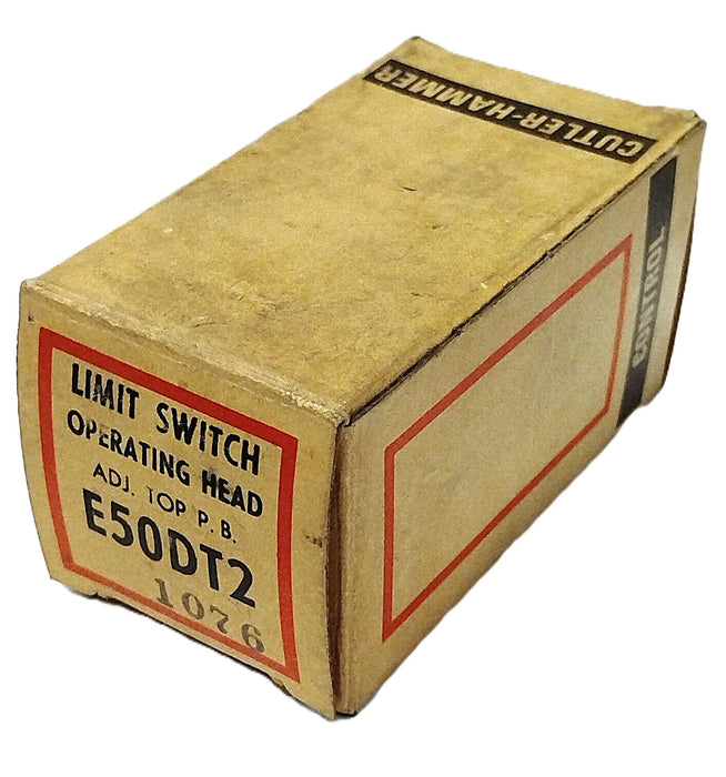 Cutler-Hammer E50DT2 Top Plunger Limit Switch Operating Head Only