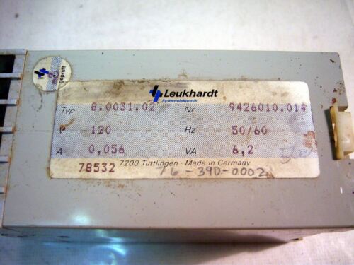 Leukhardt Tool Monitor 8.0031.02 BK Mikro 2 120V