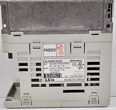 LSIS LSLV0008C100-2N Variable Frequency Drive