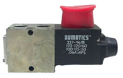 Numatics L01SA4592 Solenoid Valve w/ 237-961B 110/120 V Coil