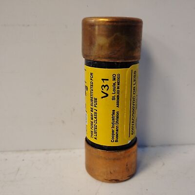 Bussmann LPJ-3SP 600 V AC / 300 V DC 3 A Low-Peak Time Delay Fuse - Lot of 3