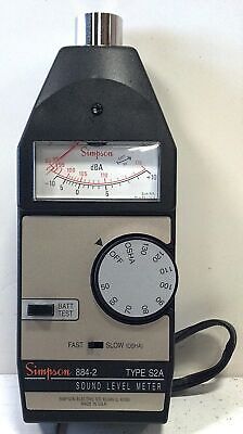 Simpson Model 884-2 Type S2A Sound Level Meter